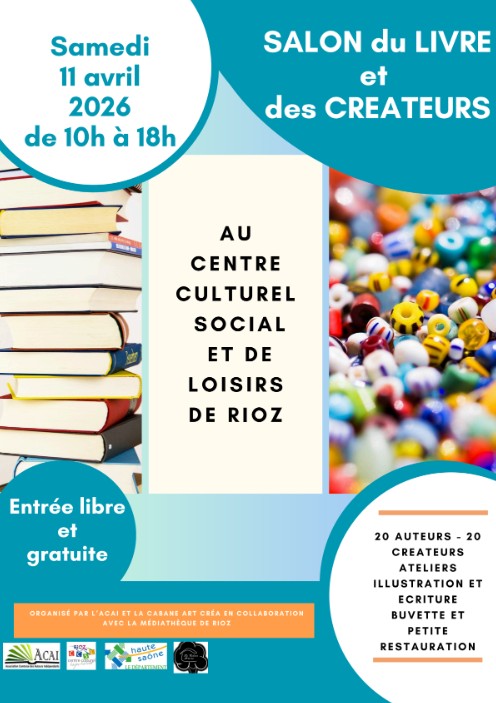 Affiche salon Rioz 11 avril 2026
